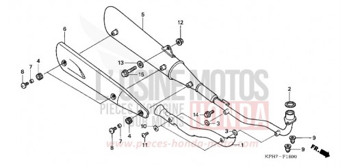 EXHAUST MUFFLER ANF1257 de 2007